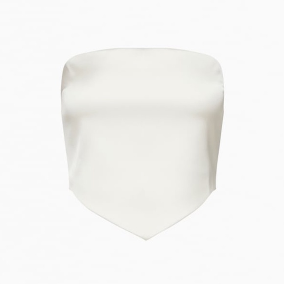 Aritzia Tops - Sunday Best Bonbon Satin Tube Top